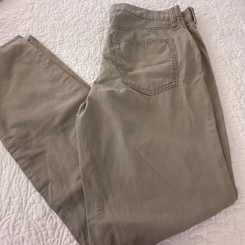 SALE - OLD NAVY Relaxed Straight Jeans - Khaki - MEN’s  34 X 34